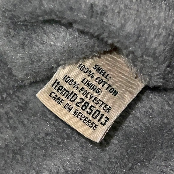 L.L. Bean Plaid Blue Fleece Lined Button Down Flannel Shirt Jacket Top Sz Small - Picture 10 of 14